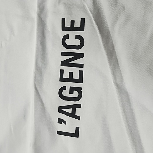 L'AGENCE White Drawstring Bag - Picture 4 of 5